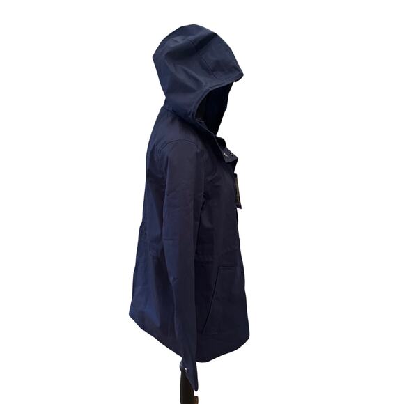 Hunter Water-Resistant Cotton Smock Jacket (Size XS) Blue NWT - Picture 9 of 11